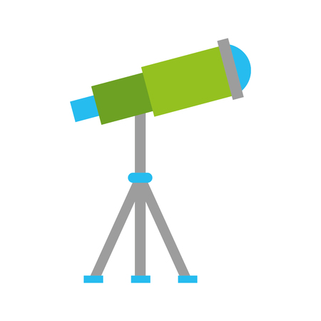 telescope device spacial icon vector illustration designのイラスト素材