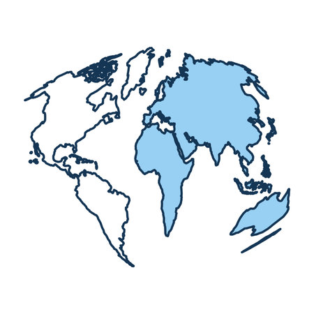 world planet earth icon vector illustration designのイラスト素材