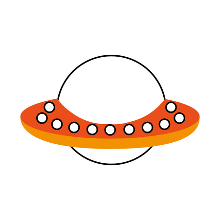 unidentified flying object icon vector illustration designのイラスト素材