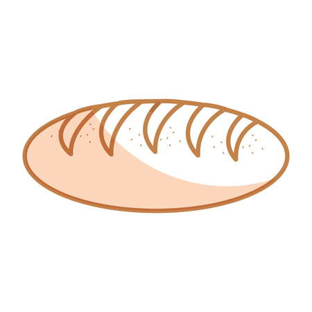 delicious bread isolated icon vector illustration designのイラスト素材