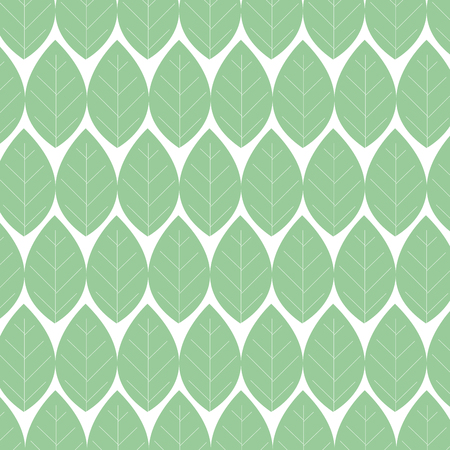 leafs plant ecology pattern vector illustration designのイラスト素材