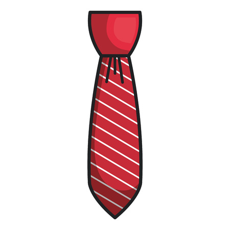 elegant tie isolated icon vector illustration designのイラスト素材