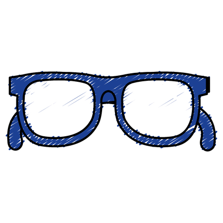 elegant eye glasses icon vector illustration designのイラスト素材