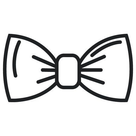 elegant bowntie isolated icon vector illustration designのイラスト素材