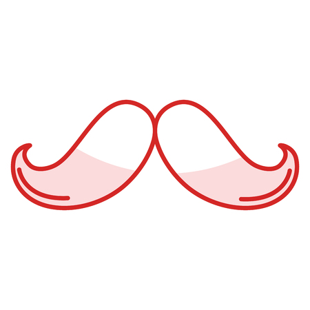 gentleman mustache isolated icon vector illustration designのイラスト素材