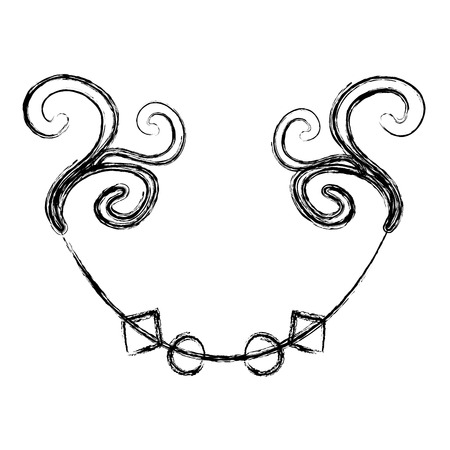 Elegant Victorian style design vector illustration designのイラスト素材