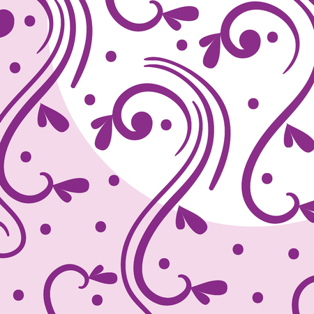 Elegant Victorian style background vector illustration designのイラスト素材