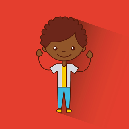 Happy child illustration icon vector design graphic.のイラスト素材