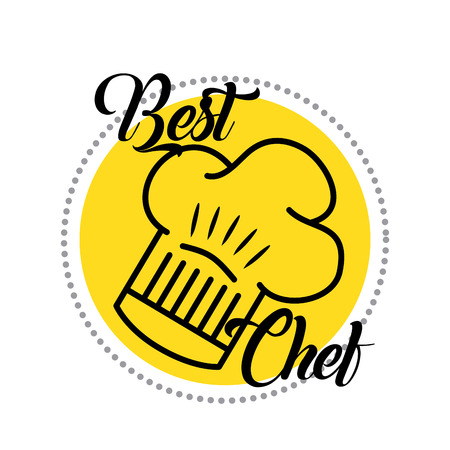 best chef cooking graphic icon vector illustration designのイラスト素材
