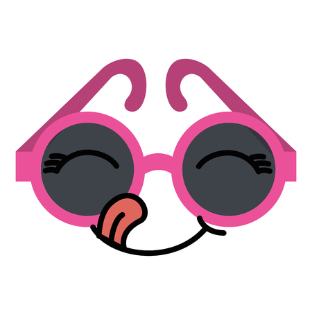 elegant sunglasses isolated icon vector illustration designのイラスト素材