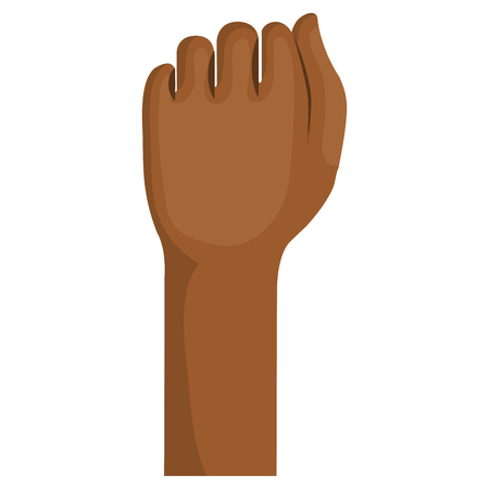 hand human fist icon vector illustration designのイラスト素材