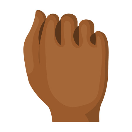 hand human fist icon vector illustration designのイラスト素材