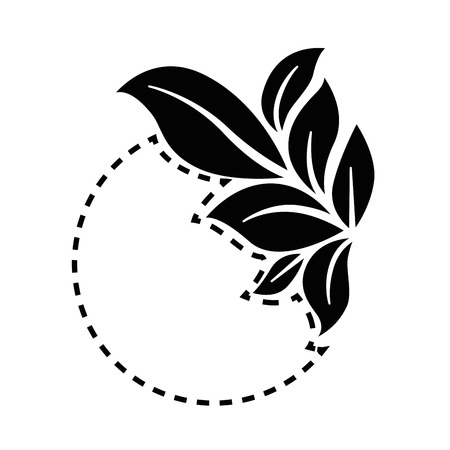 Plant with leaves icon vector illustration graphic designのイラスト素材