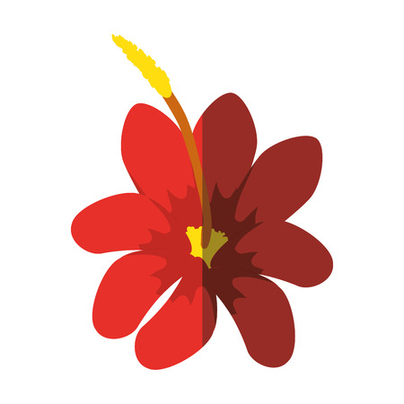 Beautiful flower decoration icon vector illustration graphic designのイラスト素材