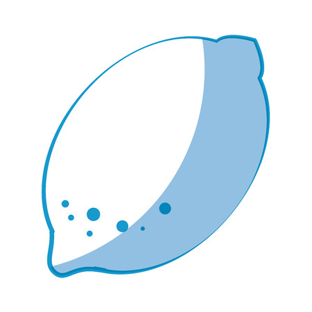 lemon fruit icon over white background vector illustrationのイラスト素材
