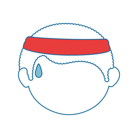 boy face cartoon icon vector illustration graphic design