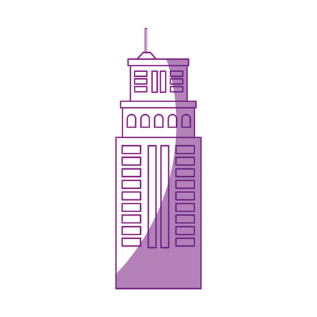 urban building tower icon vector graphic illustrationのイラスト素材