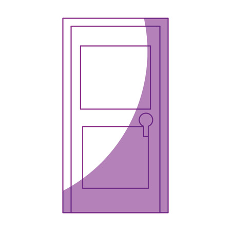 isolated door cartoon icon vector graphic illustrationのイラスト素材