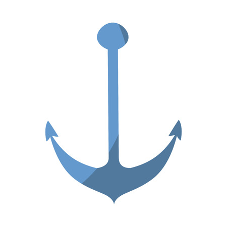 isolated heavy anchor icon vector graphic illustrationのイラスト素材