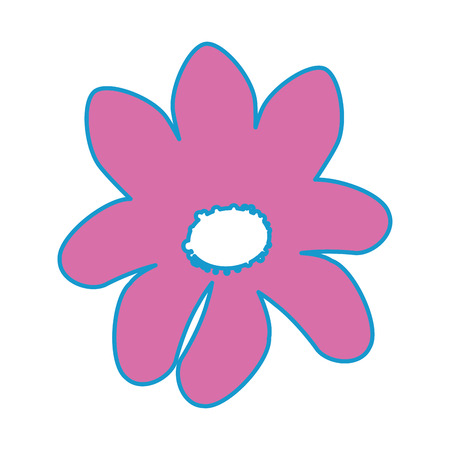 isolated cute flower icon vector graphic illustrationのイラスト素材