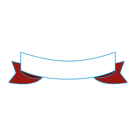 isolated decorative ribbon icon vector graphic illustrationのイラスト素材