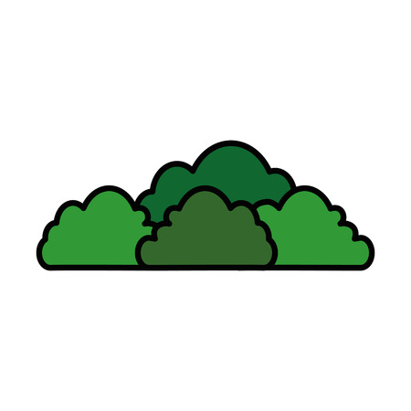 isolated cute bush icon vector illustration graphic designのイラスト素材