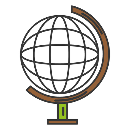 sphere planet isolated icon vector illustration designのイラスト素材