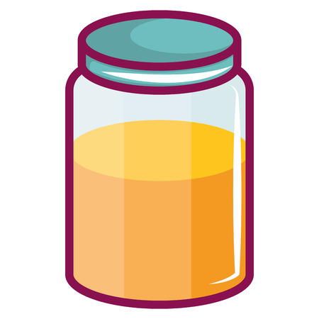 sweet honey isolated icon vector illustration designのイラスト素材