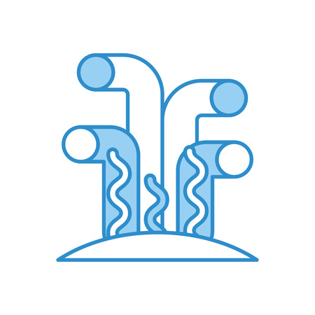marine coral sealife icon vector illustration designのイラスト素材