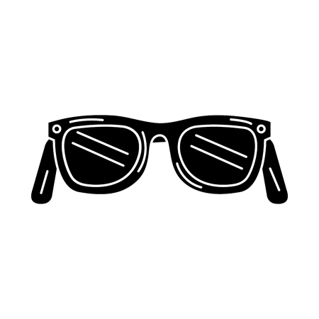 eye glasses fashion icon vector illustration designのイラスト素材