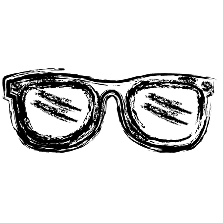 eye glasses fashion icon vector illustration designのイラスト素材