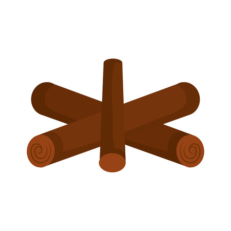 campfire off isolated icon vector illustration designのイラスト素材