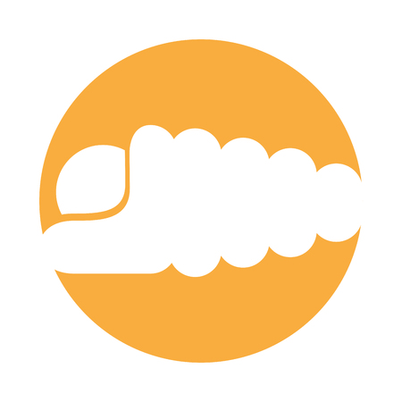 Marine snail isolated icon vector illustration designのイラスト素材