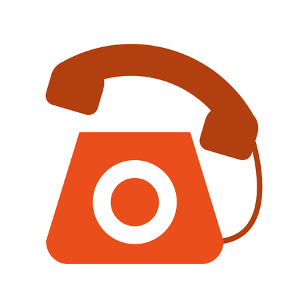 telephone service isolated icon vector illustration designのイラスト素材
