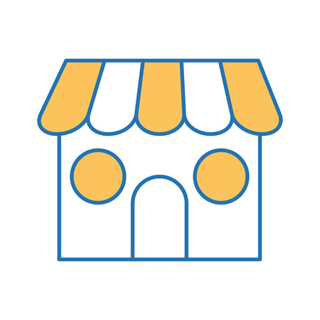 store building front icon vector illustration designのイラスト素材