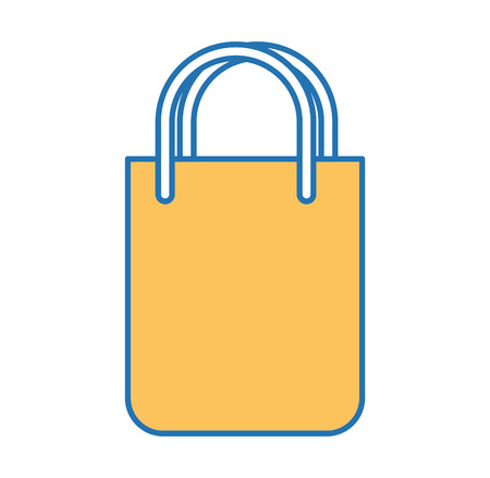 shopping bag isolated icon vector illustration designのイラスト素材