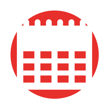 calendar reminder isolated icon vector illustration designのイラスト素材