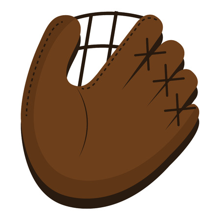 baseball glove isolated icon vector illustration designのイラスト素材