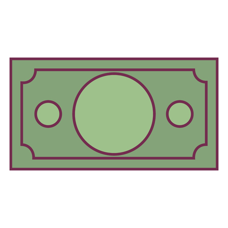 bill money dollar icon vector illustration designのイラスト素材