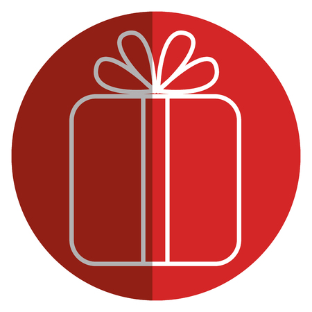 giftbox present isolated icon vector illustration designのイラスト素材
