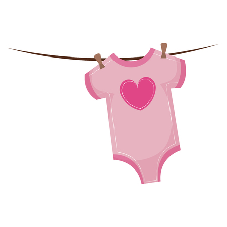 beautiful clothes babys icon vector illustration design graphicのイラスト素材