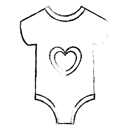 beautiful clothes babys icon vector illustration design drawのイラスト素材