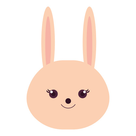 Stuffed animal rabbit icon vector illustration design graphicのイラスト素材