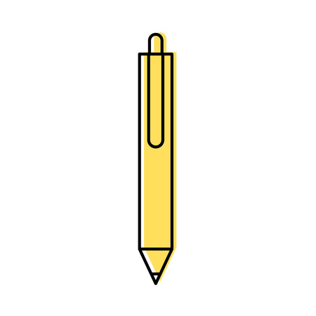 Pencil writing instrument icon vector illustration design graphicのイラスト素材