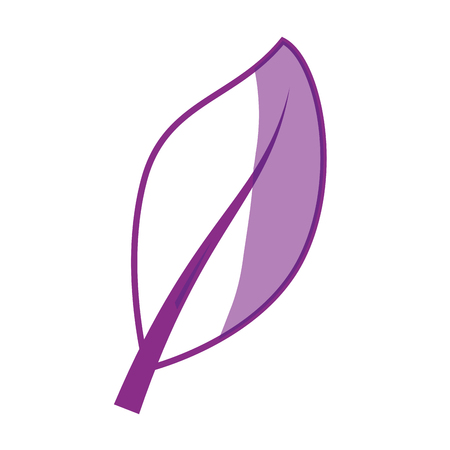 leaf icon over white background vector illustrationのイラスト素材