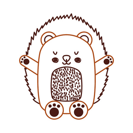 Animal Corpspin cartoon icon vector illustration design graphicのイラスト素材