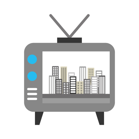 Big old television icon vector illustration design graphicのイラスト素材