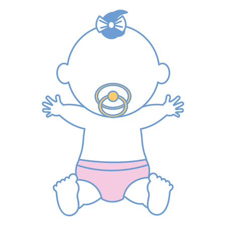 Baby clothes happy icon vector illustration design graphicのイラスト素材