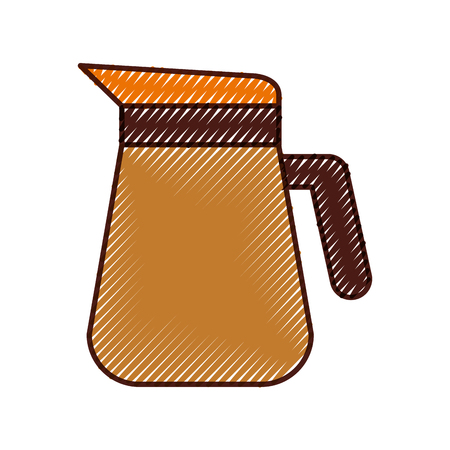 coffee teapot isolated icon vector illustration designのイラスト素材