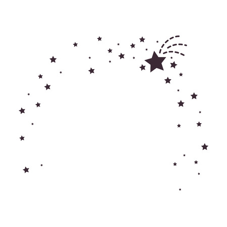 stars ornament icon over white background vector illustrationのイラスト素材